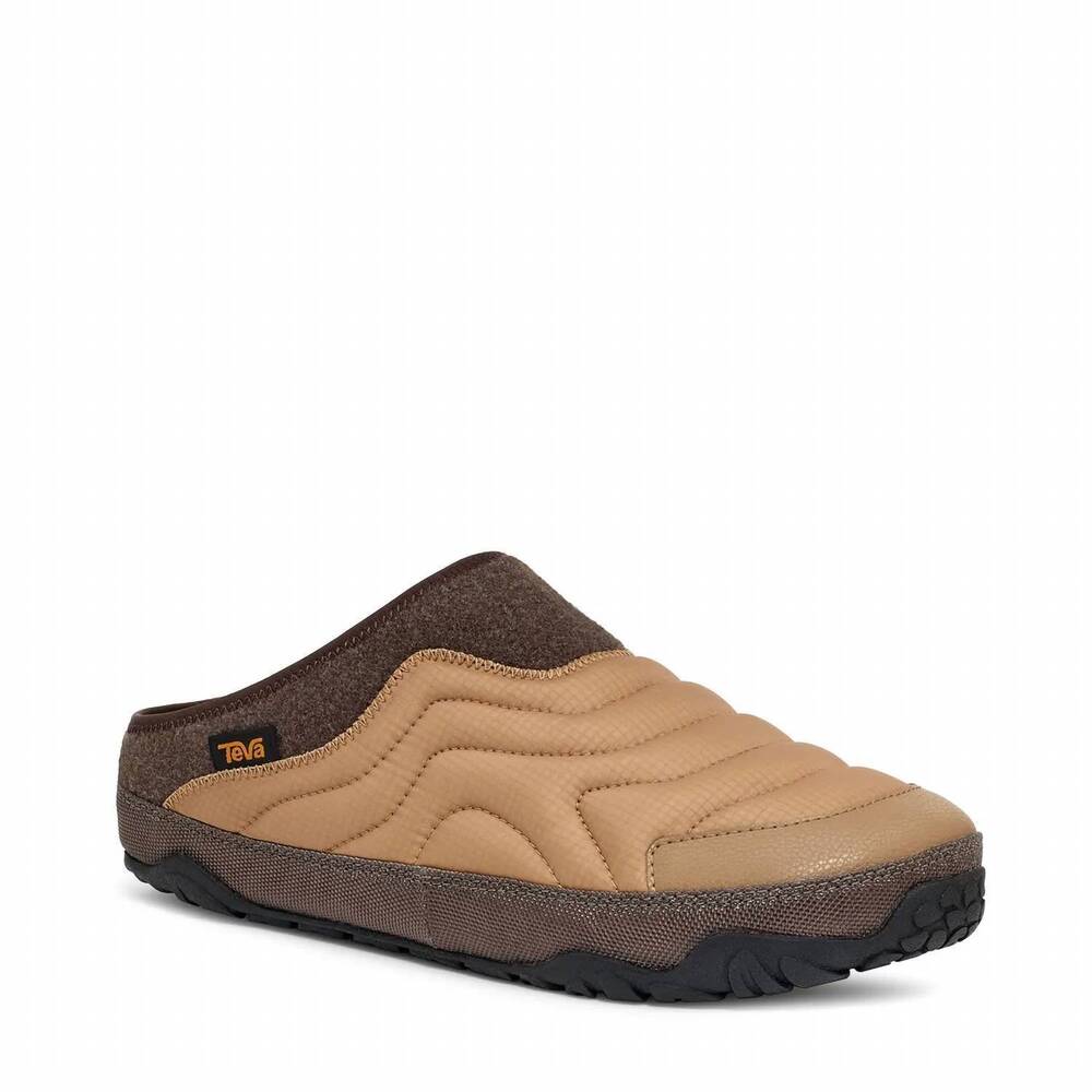 NEW TEVA men's terrain slip-on in honey brown